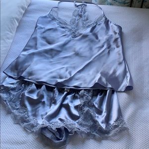 In Bloom silk pajama set